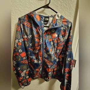Floral Northface Windbreaker Jacket